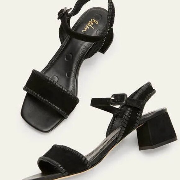 Boden Block Heel Suede Sandals - Picture 1 of 5